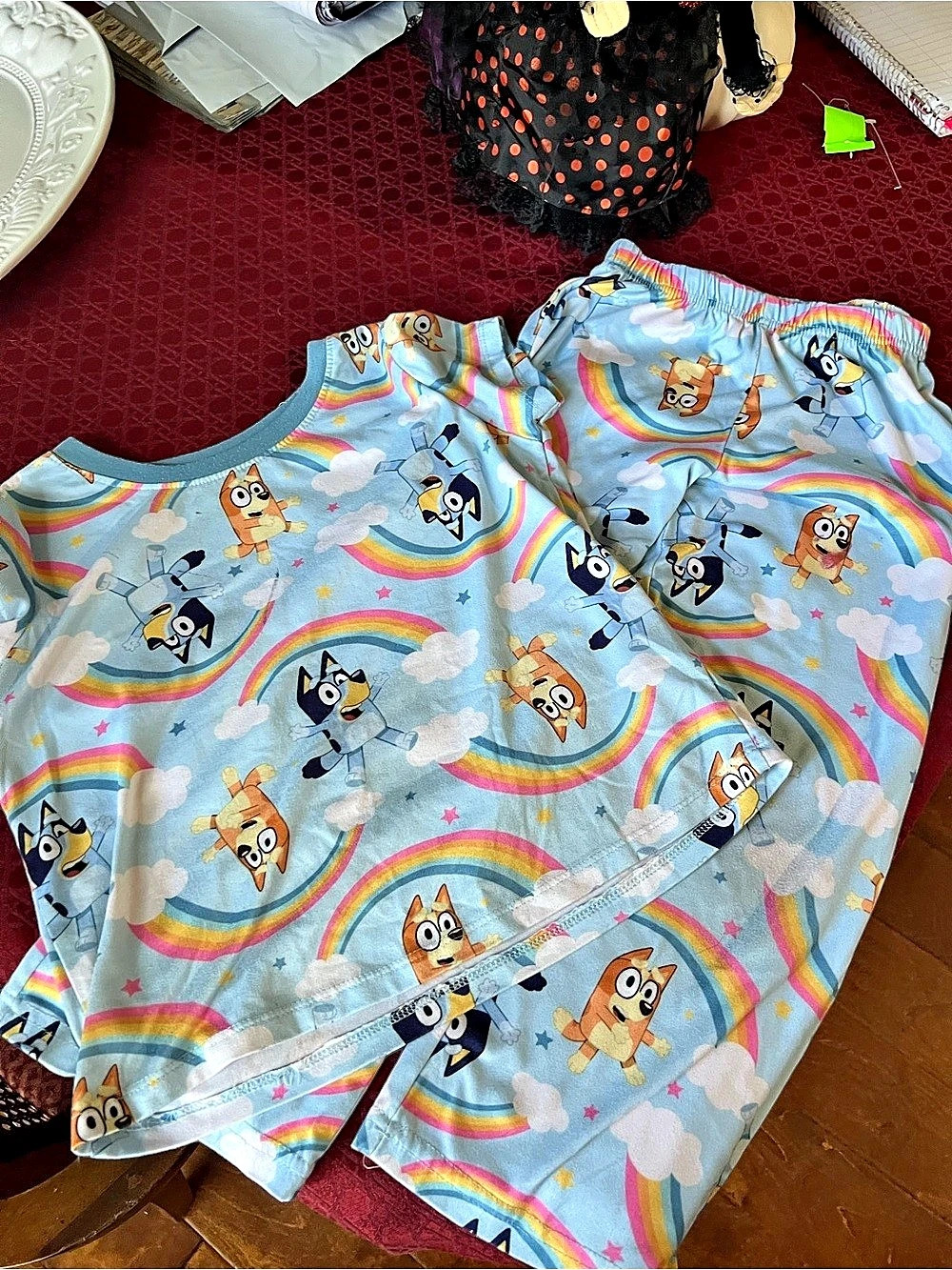Bluey 2-Piece Pajama Set Print Pajama Set Girls 6